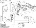 Bosch 0 603 920 042 ASG 3 Battery Vacuum Cleaner 3.6 V / GB Spare Parts ASG3